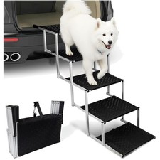 Hundetreppe Auto Klappbar- Hundetreppen Große Hunde [bis 113kg] - Gelenkschon...