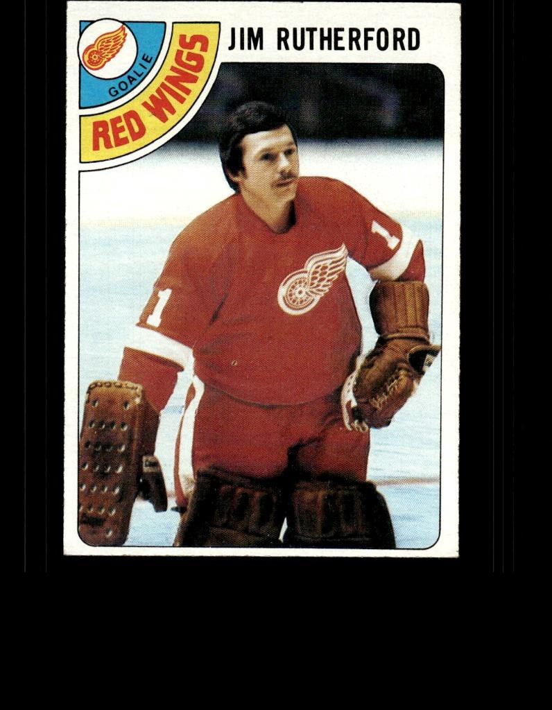 JIM RUTHERFORD 1978 Topps Hockey #74 B1011R5S8P67 FREE SHIPPING