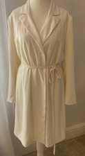 Beautiful Lined H&M Ivory white Blazer Dreas Large