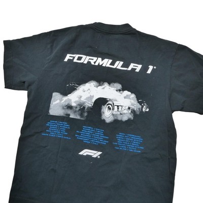 Formula 1 PacSun Shirt Mens Small Black F1 Graphic Racing Car Motorsport Tee