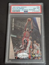 1997-98 Collector's Choice Scottie Pippen You Crash the Game Scoring #R4 PSA 8