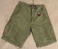 Vintage Abercrombie Fitch Shorts Men's Size 30 Cargo Olive Military