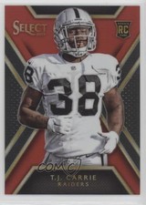 2014 Panini Select Rookies Red Prizm 36/99 TJ Carrie #143 h3a