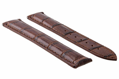 22mm Blue Leather Watch Strap With Deployment Clasp - Fits TAG Heuer Monaco, 2-Piece 9 thumbnail image