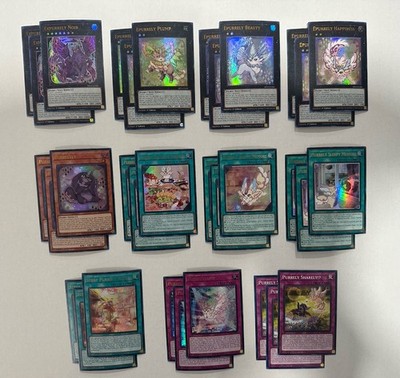 YUGIOH! 33x Purrely Deck Core purrelyly sleepy beauty Memory Delicious Mp24