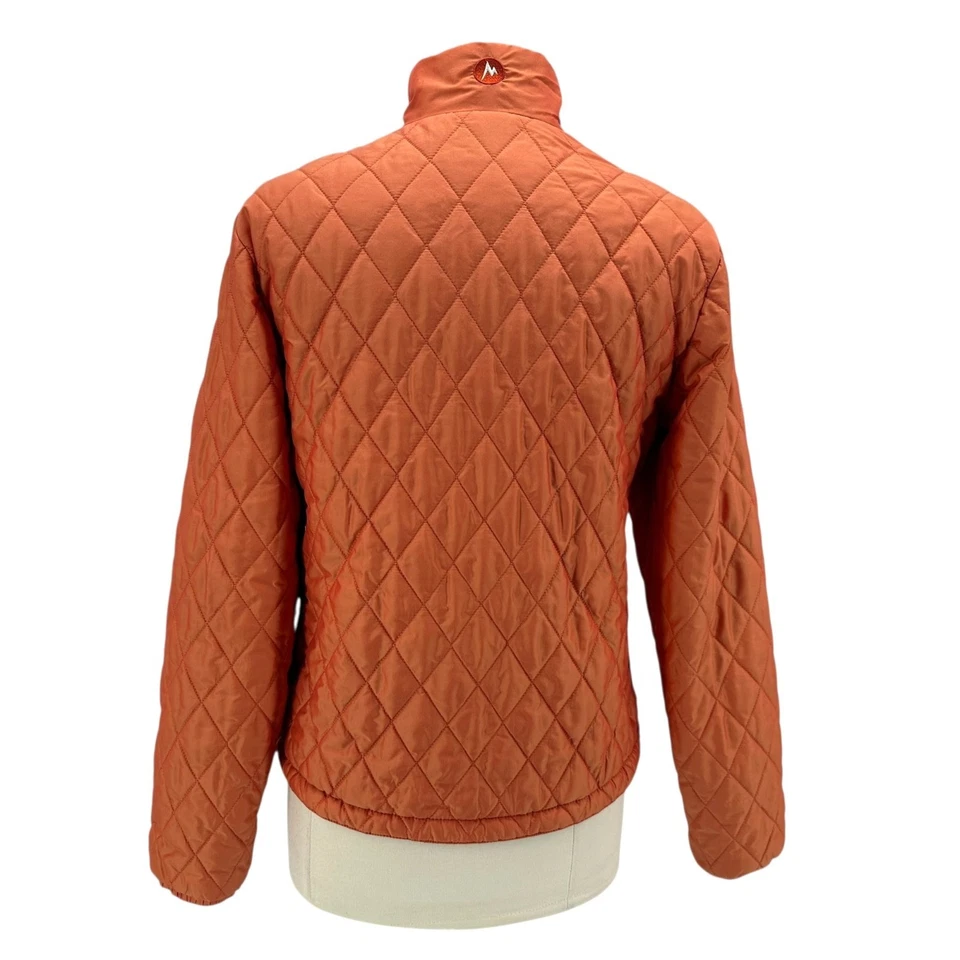 Chaqueta mediana para mujer Marmot Primaloft acolchada naranja forrada de vellón Foto 4 de 4