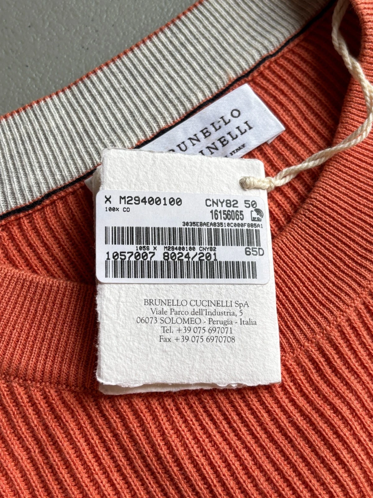 Brunello Cucinelli — NWT Brunello Cucinelli Knit Cotton Sweater Size 40 (50 EUR)