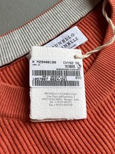 NWT Brunello Cucinelli Knit Cotton Sweater Size 40 50 EUR 