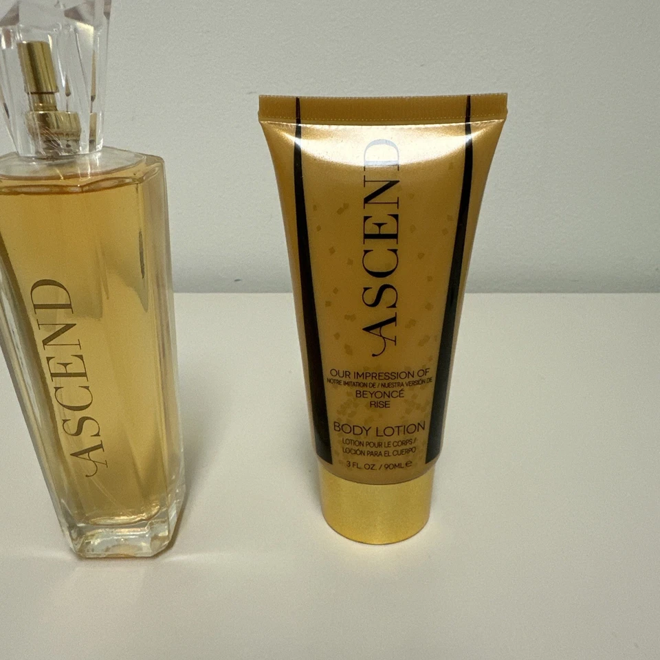 Perfume feminino ASCEND / RISE por BEYONCE - Frasco grande e loção - Imagem 2 de 4