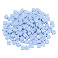 "200G 140 StüCk 0,4\\\" Irisierende Mosaikfliesen (Cyanblau) FüR Diy"