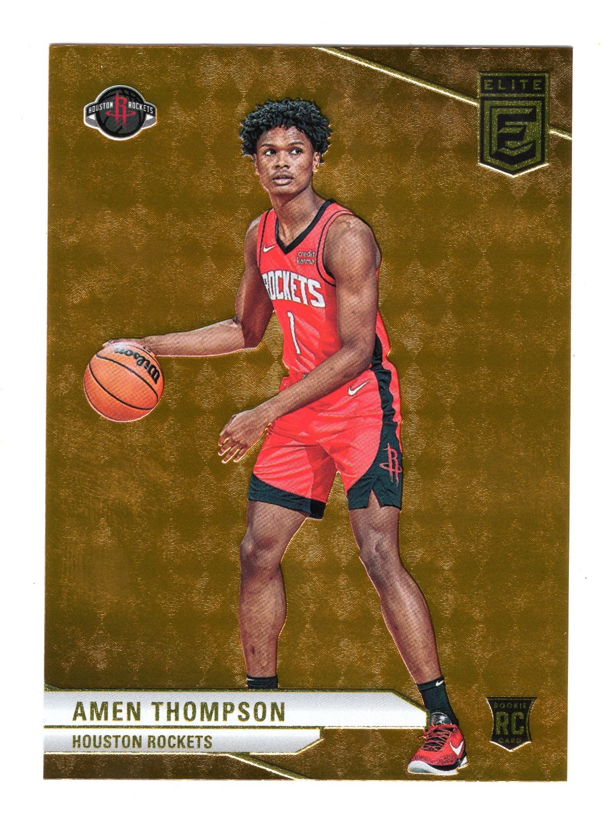 2023-24 Donruss Elite - Rookies Orange #246 Amen Thompson (RC)