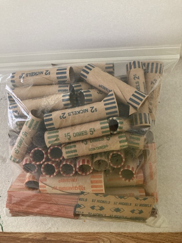 235 Quarter, Nickel, Dime & Penny Coil Wrappers (902MISCNA5-425)