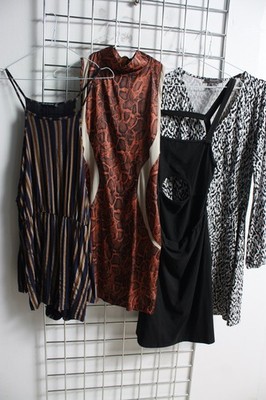 4 x Primark LOTD Damen gemischtes Kleid + Overall Paket - Größe 10 (f95)