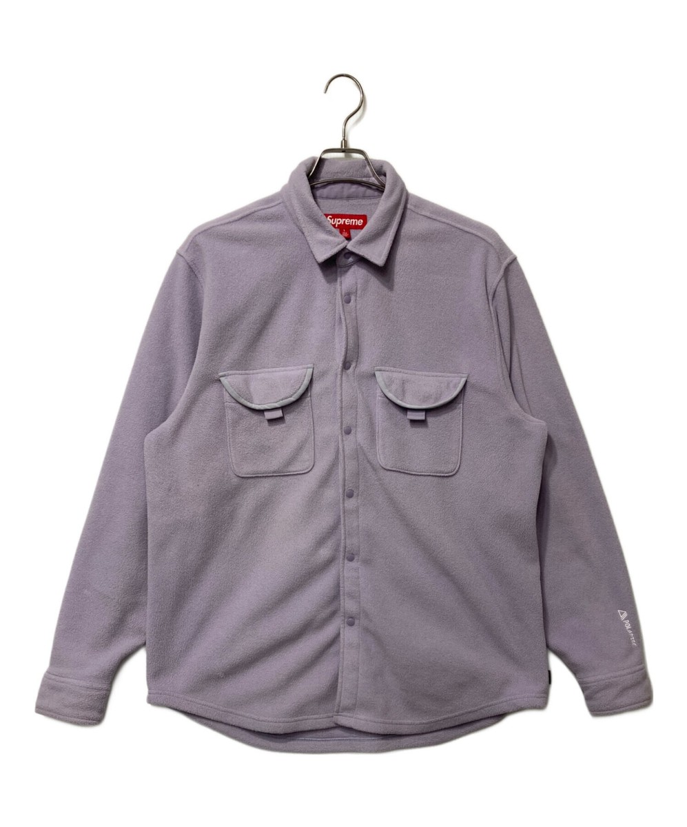 トップス Supreme Polartec Shirt Lilac Supreme Polartec Shirt Lilac