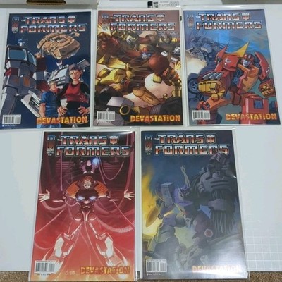 Transformers: Devastation 1 B 2 B 3 A 4 B 6 B (2007/08) IDW Lot Of 5 