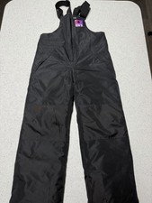Magellan Outdoors Ski / Snow Bibs. Youth Medium. Black, Insulated, Pre-Owned