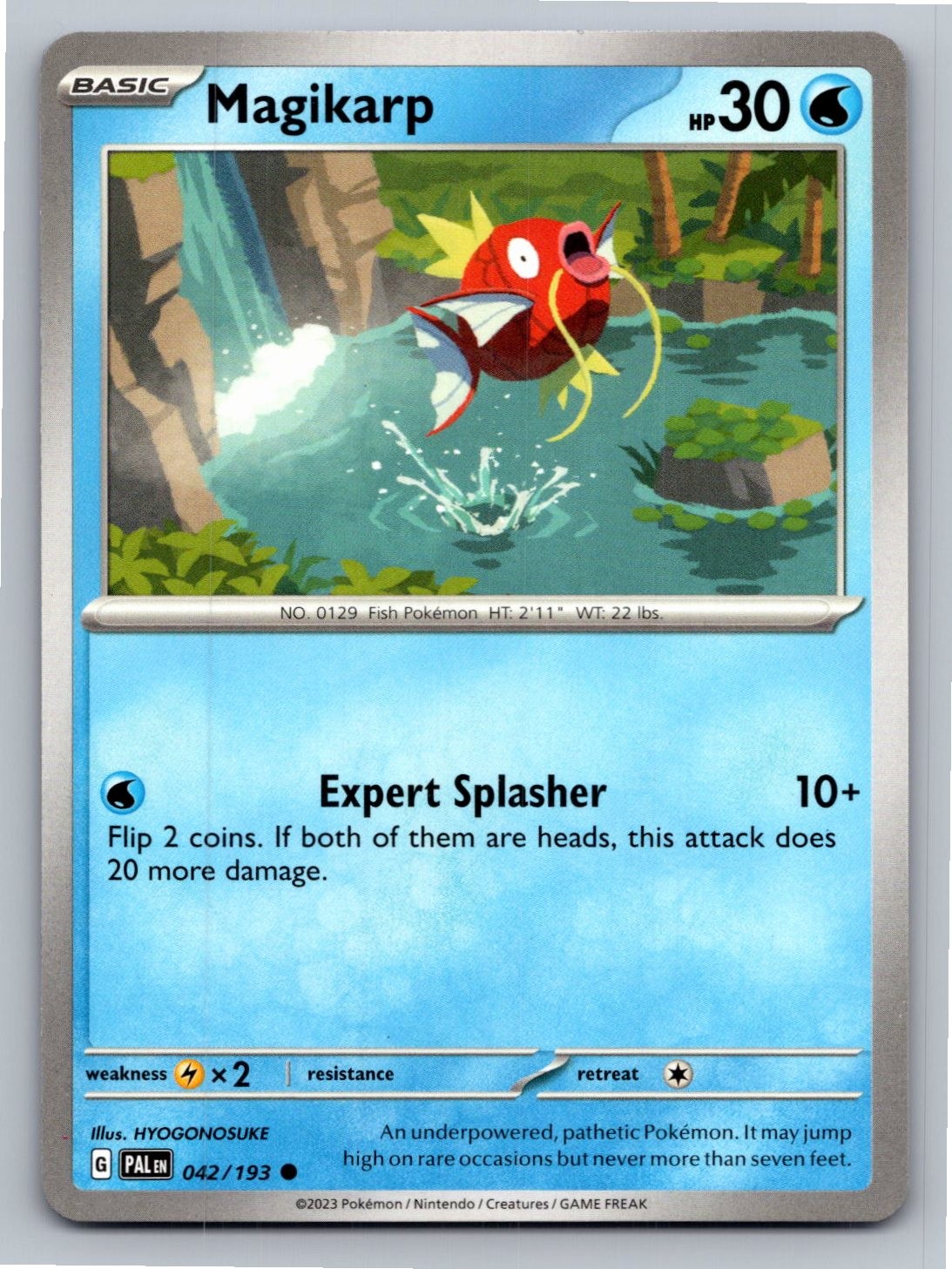 Magikarp 042/193 Common Paldea Evolved Pokemon Near Mint