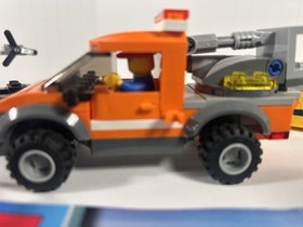 LEGO City Mixed Lot Built Sets 60054 Light Repair Truck Police Boat Helicopter 