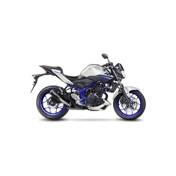 Leovince Auspuffschalldampfer LV-10 Black Edition FUR Yamaha MT-03 16-19 INOX-CO-image