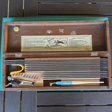 Vintage Unitech Lettering Set Drafting Kit Templates 6675-641-3200
