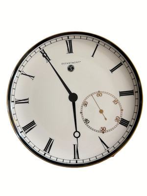 DEPARTMENT 56 D56 PORCELAIN CLOCK WATCH FACE 10.25'' DINNER PLATE JAPAN