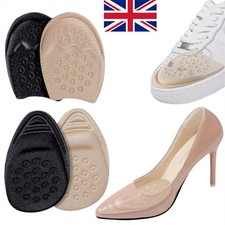 UK Shoes Reduce Shoe Size Sole Cushion Insert Forefoot Pad Half Insoles Non-slip