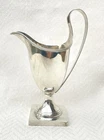 EDWARDIAN STERLING SILVER CREAM JUG  - J Round,  Birmingham, 1904