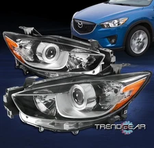 For 13 14 15 16 Mazda CX-5 CX5 Halogen Projector Headlights Headlamp Lamp Chrome