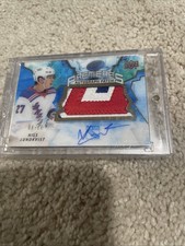 2021-22 Ice Nils Lundkvist Premieres RC Patch Auto RPA /10 #IP-NL