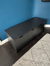 IKEA Nordli Chest of 3 Drawers Dark Wood - Good Condition