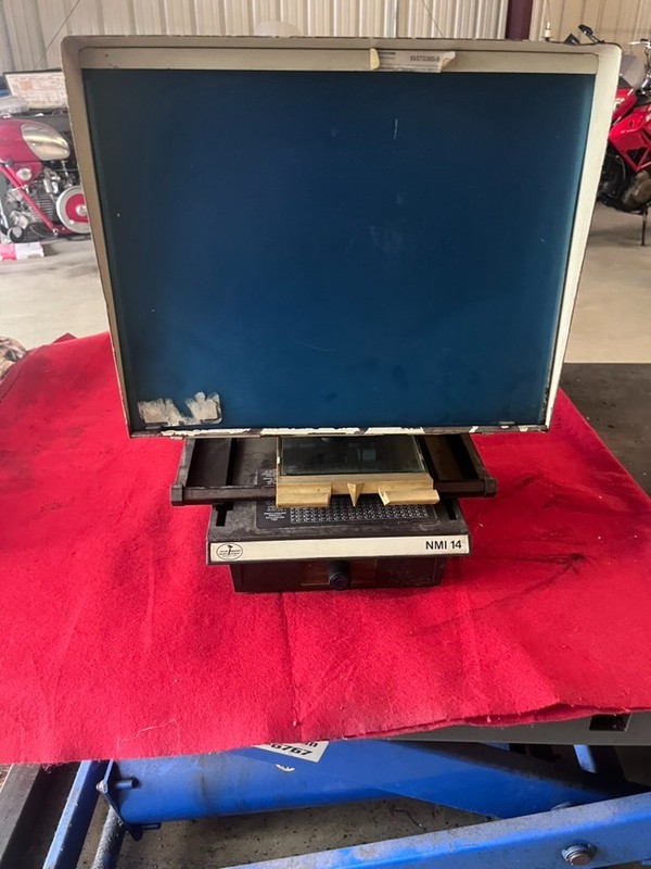 Northwest Microfilm Microfiche Reader W/ Ducati, Cagiva, Triumph, BMW Fiche
