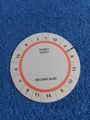 Bobby Grich Rare Vintage Cadaco All Star Baseball Game Disc Card Angels 