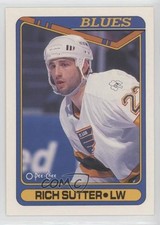 1990-91 O-Pee-Chee Rich Sutter #405 05ds