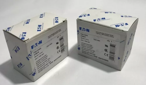 ✅ 2PCS EATON FAZ-C25/3 MOTOR PROTECTIVE CIRCUIT BREAKER  / 278875