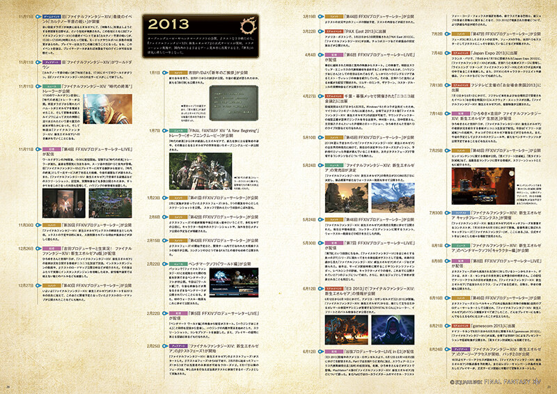 希少　ファイナルファンタジーXIV　メモリアルノート メモリアルブック「ファイナルファンタジーXIV 10th Anniversary