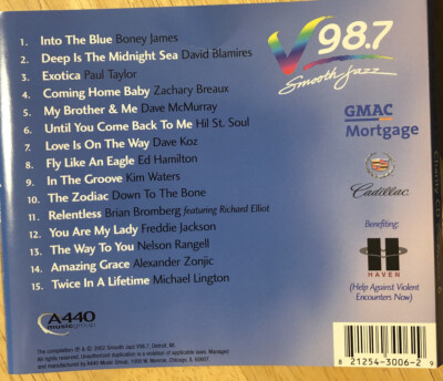 SMOOTH JAZZ V98.7 Detroit Radio - VOLUME 6 (2002) | eBay SMOOTH JAZZ V98.7 Detroit Radio - VOLUME 6 (2002) | eBay
