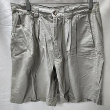 Nike Men's Vintage Pleated Front Golf Shorts, Gray, 32