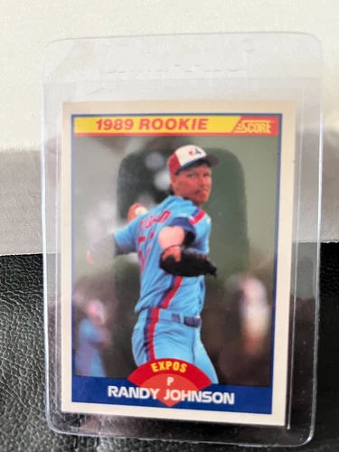 1989 Score Randy Johnson RC #645 - Montreal Expos HOF - Rookie