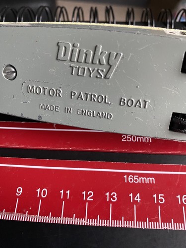 Dinky Toys Motor Patrol Boat Vintage For Repair - 第 5/9 張圖片