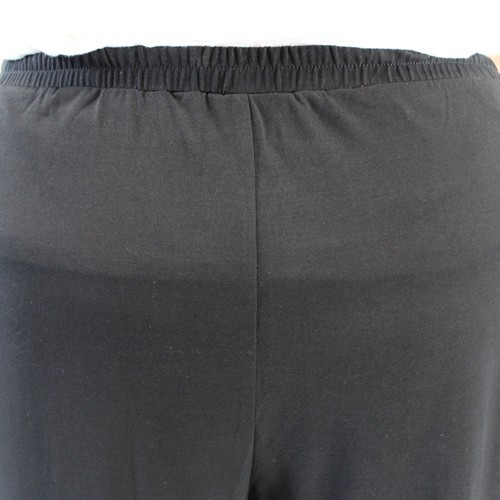 Catherines Plus Black Wide Leg Elastic Waistband Relax Pants Petite 28 - Bild 6 von 6