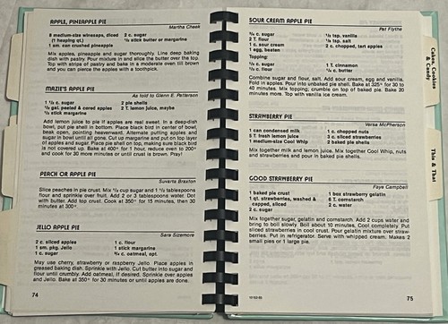 Bethany Presbyterian Church Graham NC Vintage Church Cookbook 1993 Spiral Bound - Picture 5 of 6
