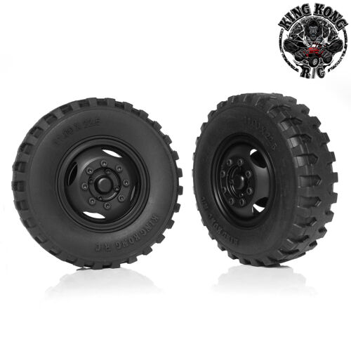 Metal 1.75" Front Wheels for 1/12 1/14 R/C Soviet ZIS-150/CA10/Tamiya Truck - Picture 8 of 9
