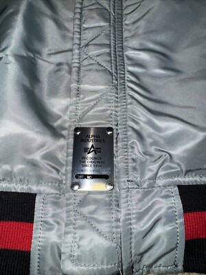 ALPHA INDUSTRIES MA-1 JAPAN SOUVENIR EAGLE REVERSIBLE BOMBER