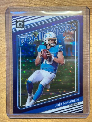 2022 Donruss Optic - Justin Herbert - Dominators Purple Stars - FOTL SSP /25