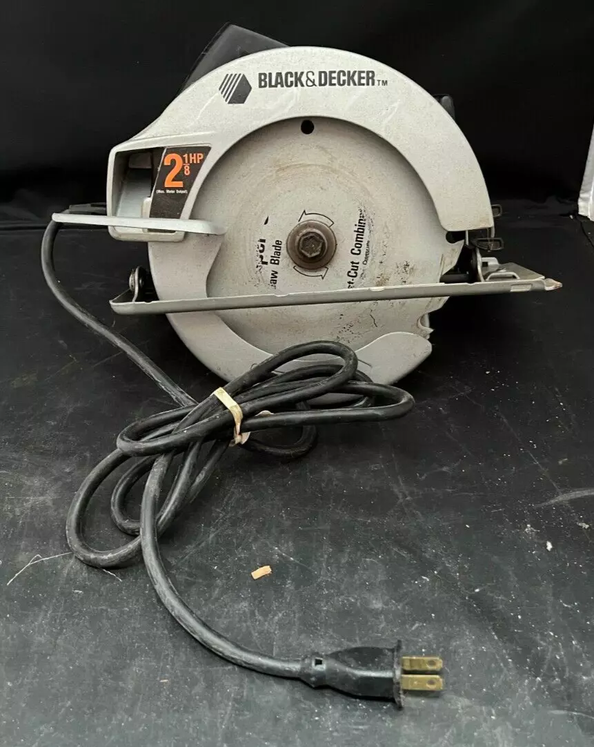 2-1/8 Hp Black & Decker 7391 7-1/4 Circular Saw Type 4, 10 amp Skill Saw  corded