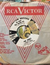 TONY BENNETT Firefly/The Night That Heaven Fell Columbia Promo 45 Rpm Record