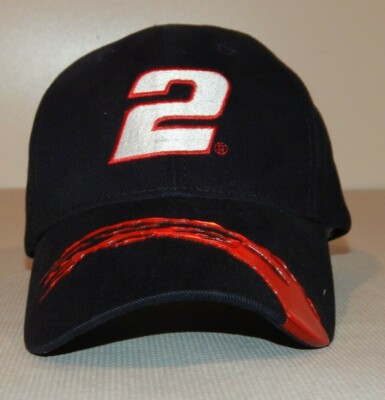 Rusty Wallace #2 Hat Chase Authentics YOUTH Black Strapback 