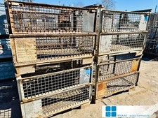 Günstige Gitterbox 1200x800mm – Lagerbox Industriebox mit Klappe