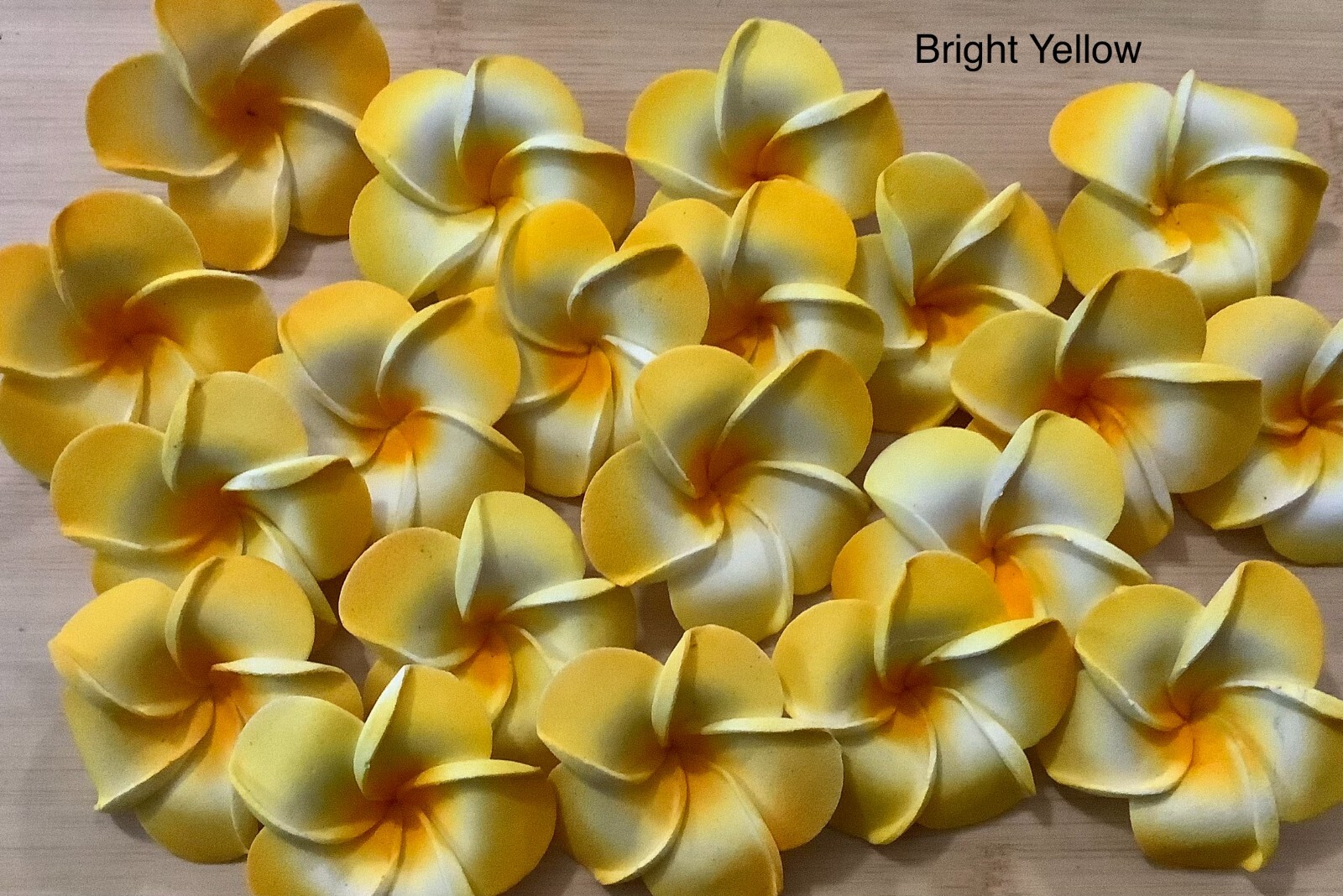 10 Foam / Artificial Frangipani Flowers 4.55cm various colours eBay