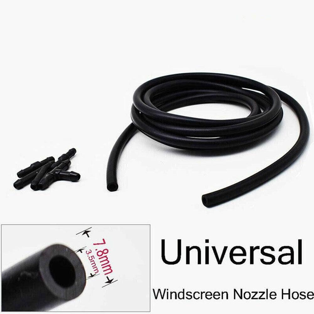NEU Black Rubber Windscreen Wiper Washer Jet Tube Pipe Auto NICE Car